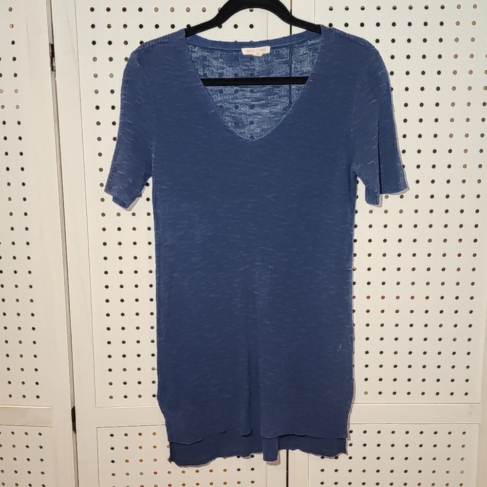 Eileen Fisher Sweater Dress Organic Linen & Cotton Blend Size Small Petite Shift